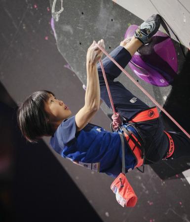 世界クライミング森秋彩が初優勝 リード決勝、男子は安楽が銀