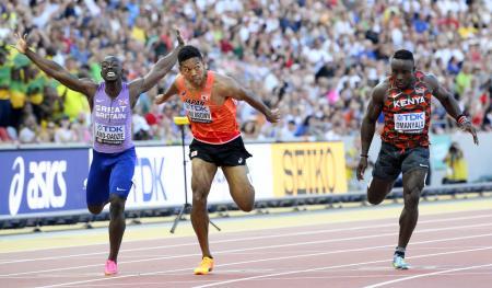 サニブラウン、２年連続決勝へ 世界陸上、佐藤拳太郎が日本新
