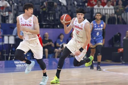 バスケ日本、ベネズエラ破り２勝 パリ五輪出場権獲得へ前進
