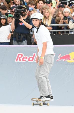 西矢椛が優勝、織田夢海２位 スケボー五輪予選第４戦