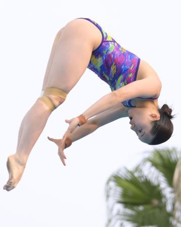 女子高飛び込みは金戸Ｖ 鹿児島国体、玉井は棄権