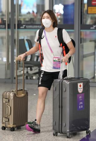 前回６冠池江璃花子「わくわく」 競泳勢など杭州入り