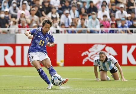なでしこ、アルゼンチンに快勝 ８―０、パリ五輪予選に弾み