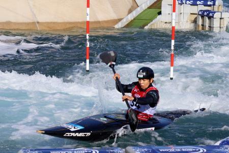 田中、矢沢がパリ五輪代表 世界カヌー・スラローム