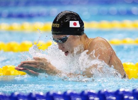 鈴木が銀、瀬戸、牧野ら銅 アジア大会の競泳