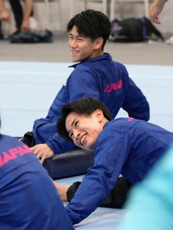 男子の橋本らが前日練習 世界体操３０日開幕