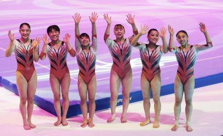 体操日本女子が五輪出場権獲得 世界選手権、予選８位