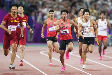 陸上４００メートルリレー２位 ボクシング岡沢が五輪切符