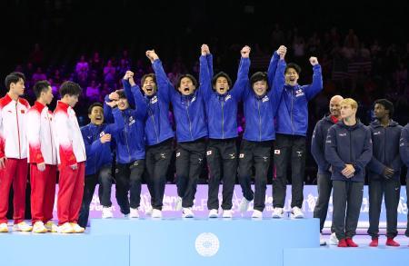 日本男子が８年ぶり世界一 世界体操、パリ五輪に弾み