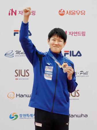 射撃の岡田がパリ五輪代表へ アジア選手権３位で出場枠獲得