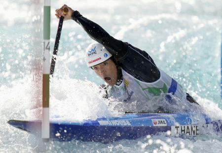 カヌー羽根田、パリ五輪代表に アジア選手権優勝