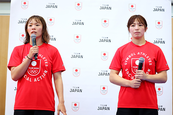 金城梨紗子選手・川井友香子選手が子供たちとレスリングで交流「RISAKO & YUKAKO WRESTLING CAMP」を開催
