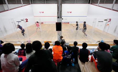 全日本スカッシュが開幕 五輪採用で期待感広がる