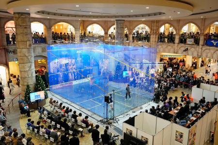 ロス五輪へ「経験積んでいく」 男子スカッシュの机、施設も課題