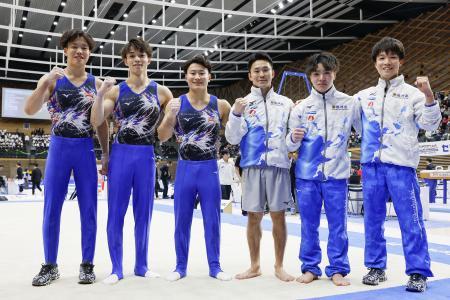 体操、男子は徳洲会が２連覇 全日本団体選手権