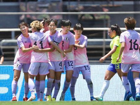 なでしこ、ブラジルに勝つ サッカー国際親善試合