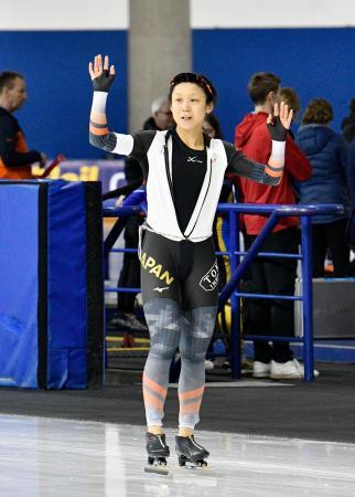 高木美帆が女子１５００ｍで優勝 世界距離別２冠、有終の美