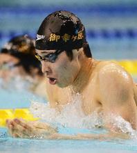 競泳、萩野が日本新で五輪へ 堀畑も、北島決勝進出