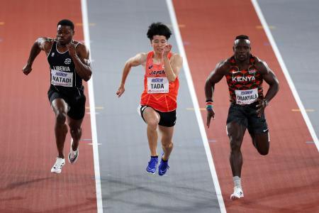 男子６０ｍで多田は７位 陸上世界室内選手権
