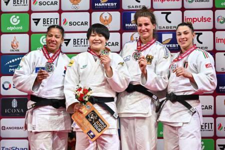 五輪内定の高山莉加が優勝 柔道ＧＳ、太田彪雅もＶ