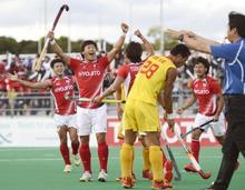 ホッケー、日本が中国下し決勝へ 五輪最終予選