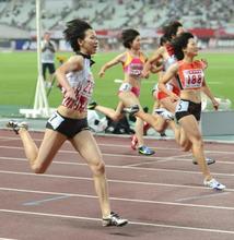 陸上、女子１００メートル福島が３連覇で五輪代表に