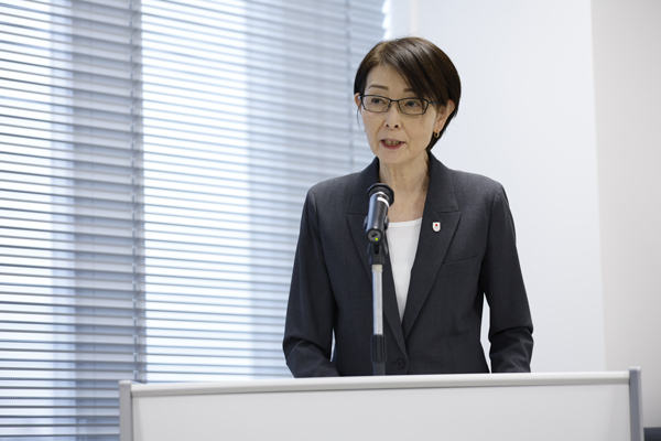 三屋裕子JOC副会長（写真：フォート・キシモト）