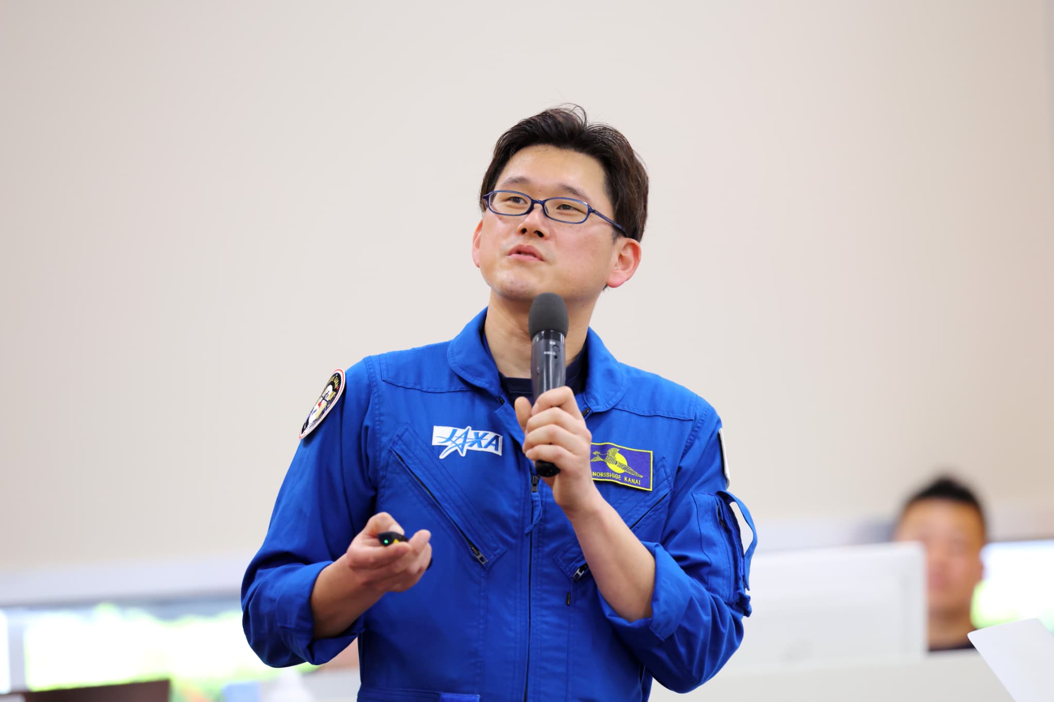 「宇宙×スポーツ」の講義を行った宇宙飛行士の金井宣茂氏（写真：アフロスポーツ）