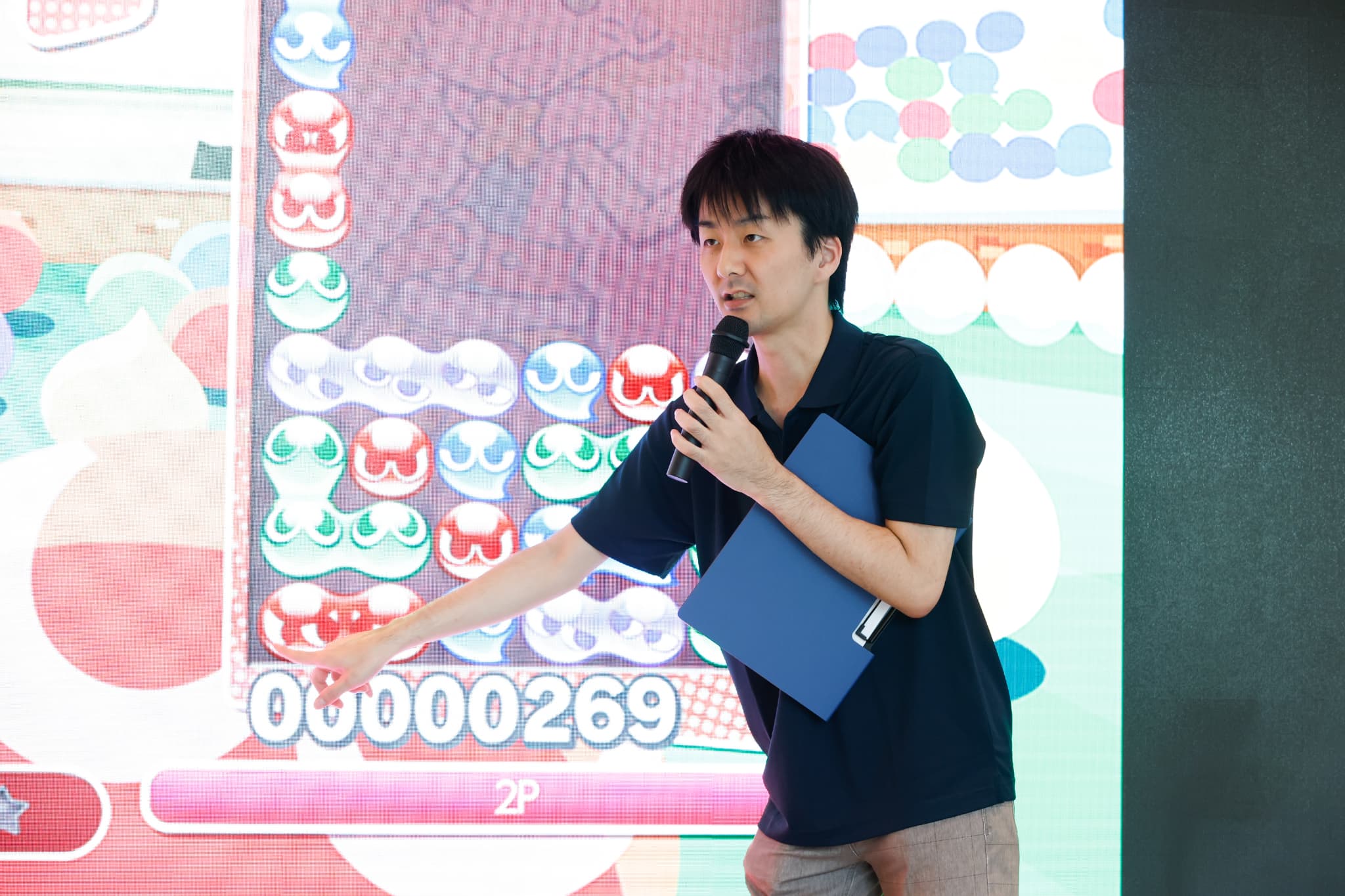 ぷよぷよプロプレイヤーの飛車ちゅう選手（写真：フォート・キシモト）