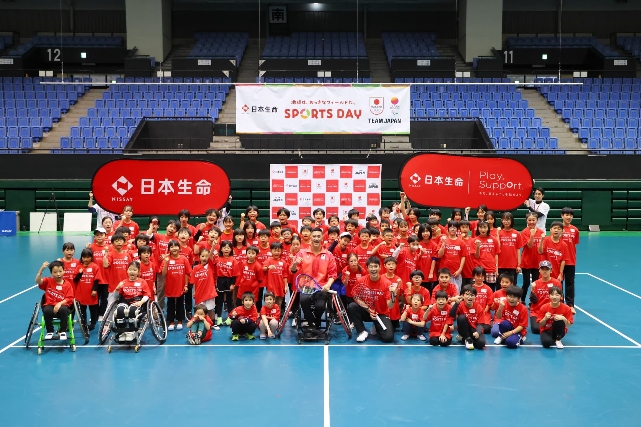 『～地球は、おっきなフィールドだ。～「SPORTS DAY」by TEAM JAPAN&times;日本生命』を開催（写真：アフロスポーツ）