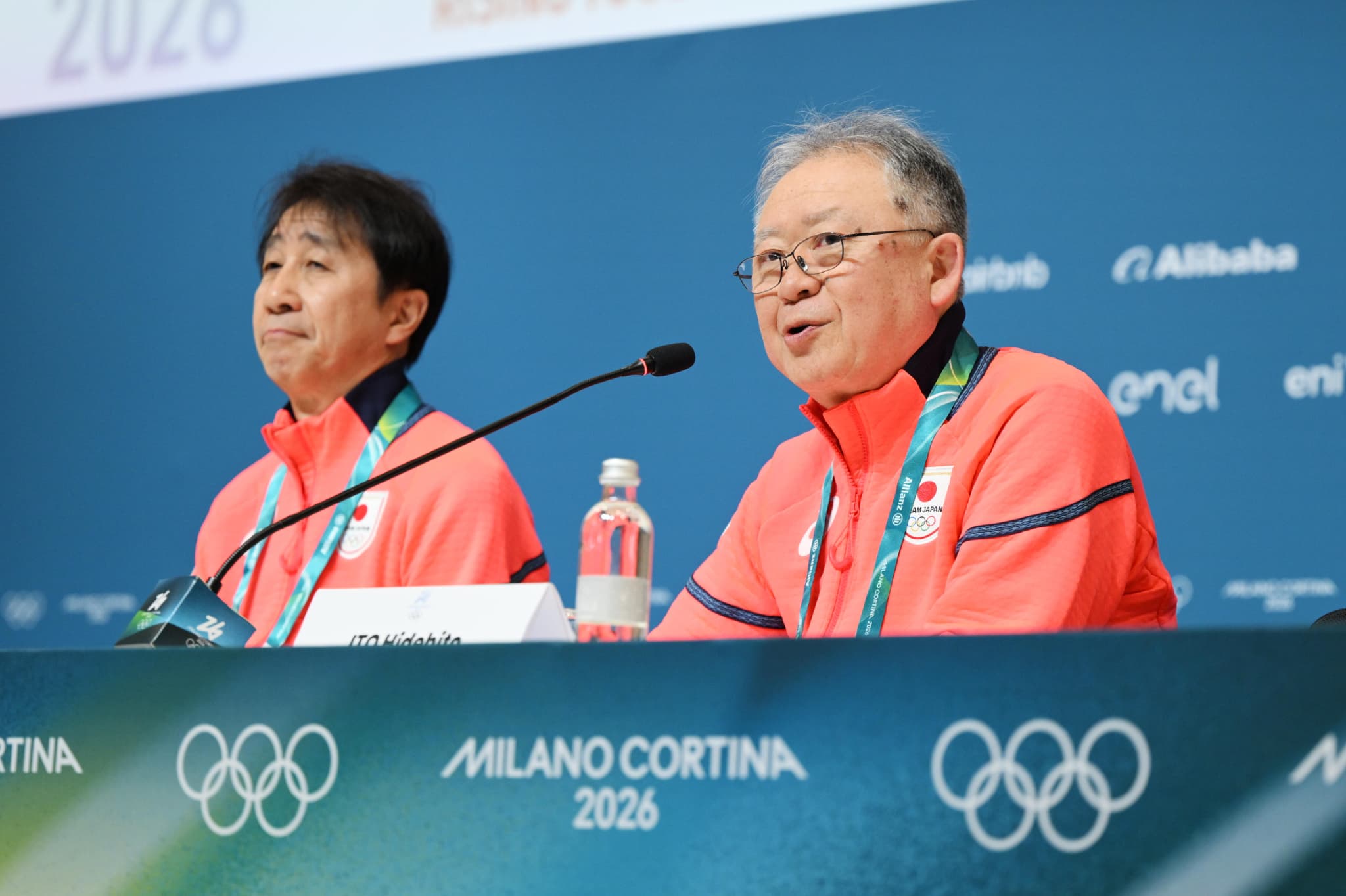 TEAM JAPANのミラノ・コルティナ2026冬季大会開幕前記者会見を実施（写真：松尾/アフロスポーツ）
