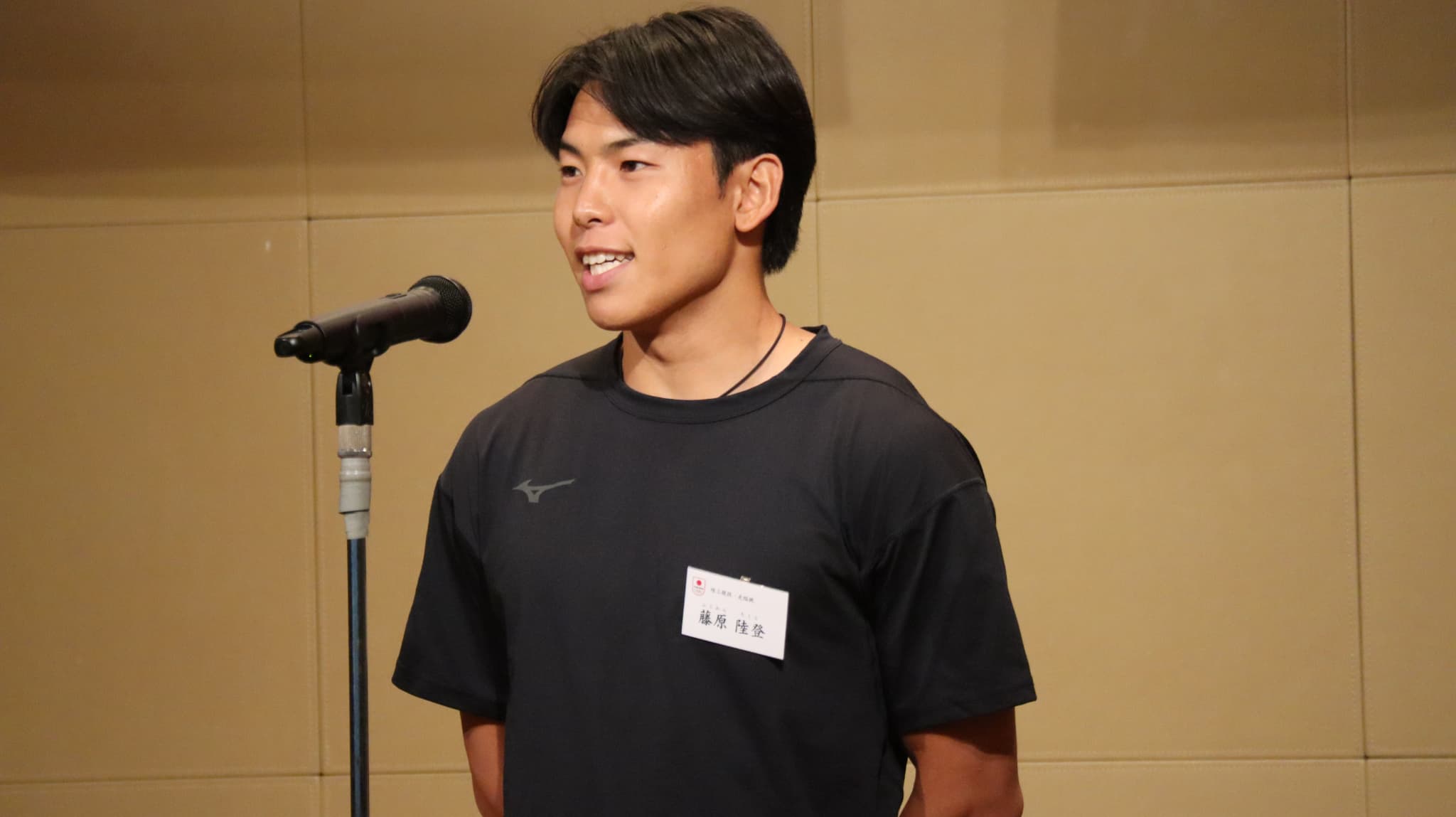 藤原陸登選手（写真：JOC）
