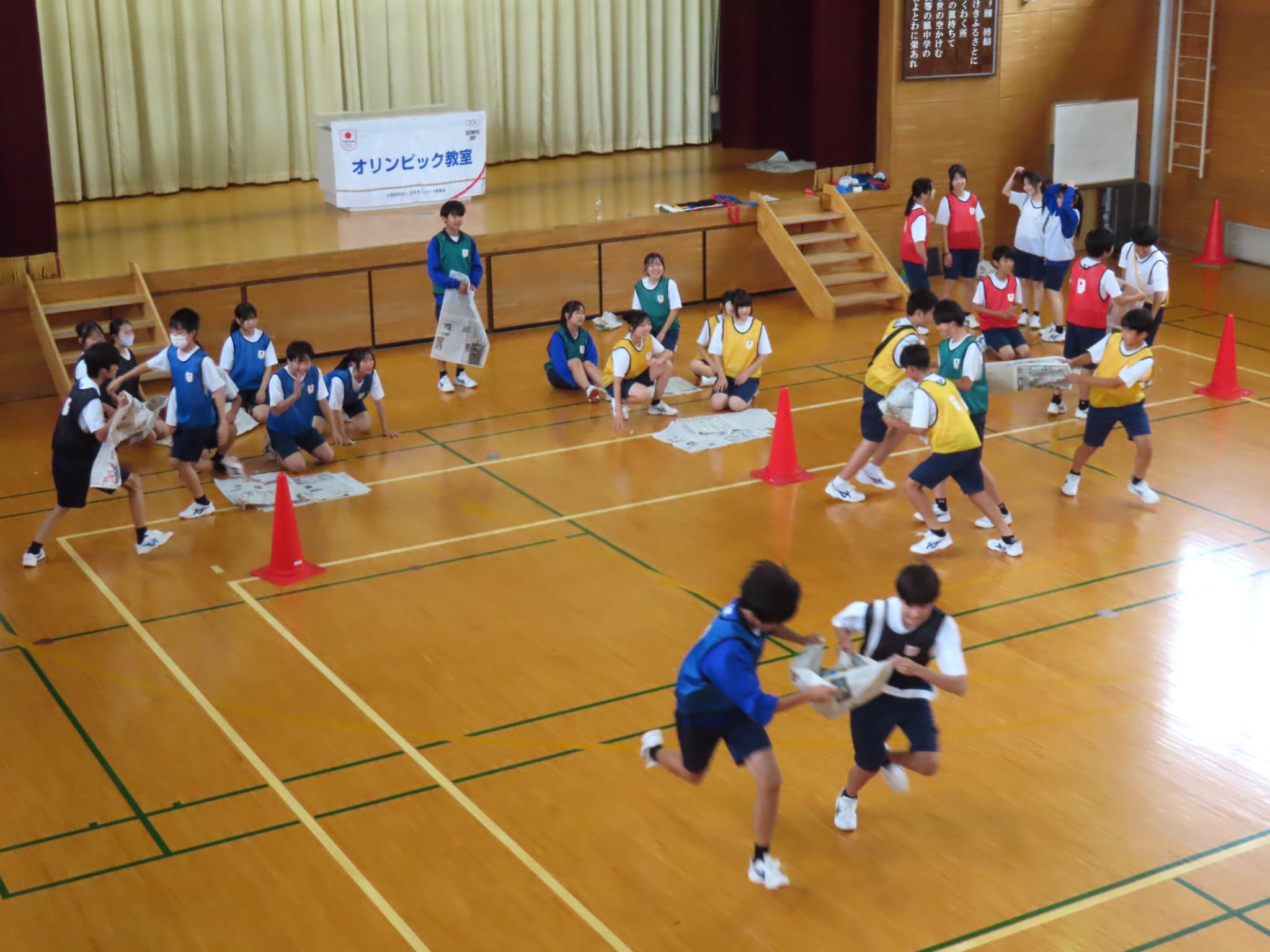 白熱するリレー