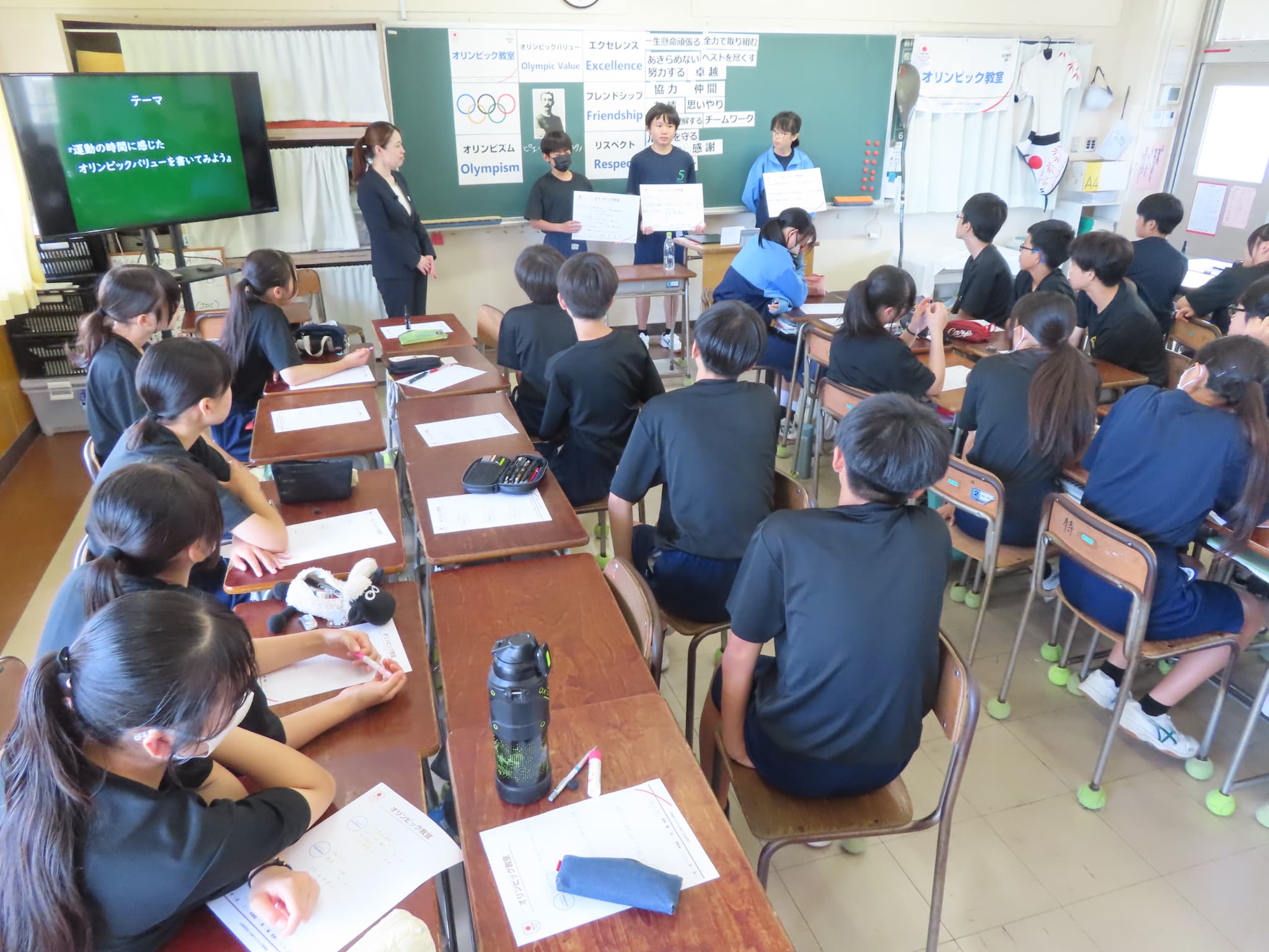 グループごとに発表