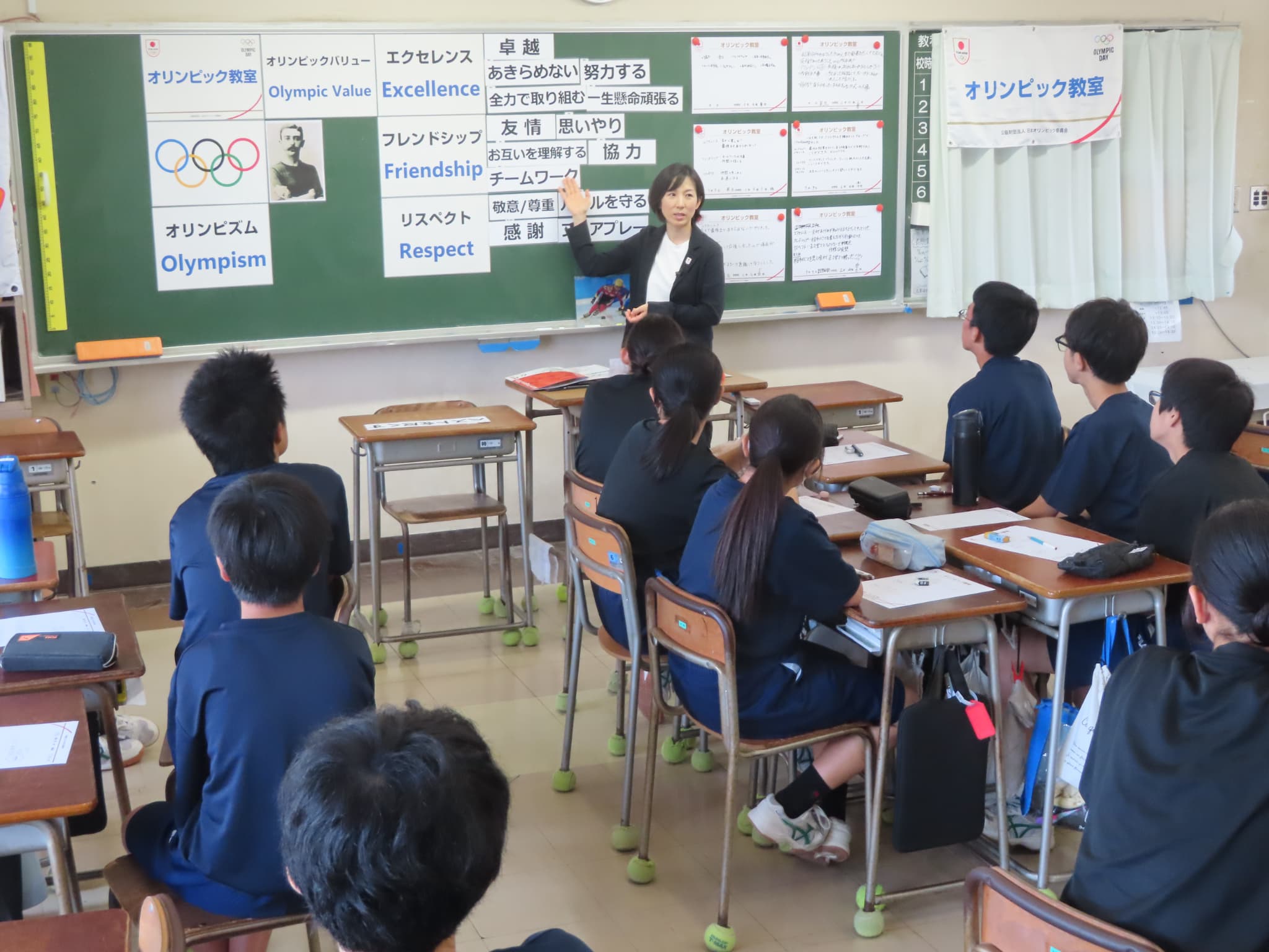 何事も諦めずに、いろいろなことに挑戦してほしい