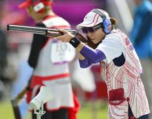 中山は１５位で決勝進めず 射撃・４日 