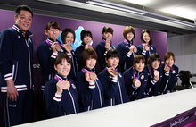 【メダリスト会見】バレーボール女子「日本の強みは団結力」