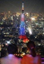 東京タワーがオリンピックカラーにライトアップ！ 「ダイヤモンドヴェール」再点灯のお知らせ