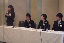 JOCの就職支援「アスナビ」：北海道経済連合会常任理事会メンバーへ選手が現状説明 