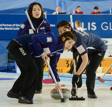 カーリング、中部電力が２連勝 女子世界選手権