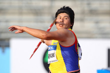 アジア競技大会（2010/広州）の主将に村上幸史選手、旗手に潮田玲子選手