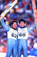 1998/2/15 ジャンプ 船木和喜、原田雅彦選手
