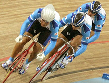 自転車 伏見俊昭選手・長塚智広選手・井上昌己選手