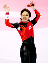 スピードスケート 岡崎朋美選手