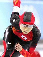 スピードスケート 岡崎朋美選手
