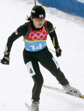 バイアスロン 築舘郁代選手