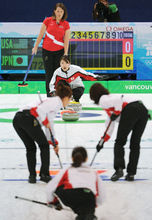 カーリング女子 予選　アメリカ対日本