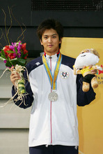 【バンコク大会・競泳】古賀選手、50m背泳ぎで銀メダル獲得！