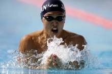 【イズミル大会・競泳】今村選手、200平泳ぎで銅メダル獲得！