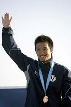 【イズミル大会・競泳】今村選手、200平泳ぎで銅メダル獲得！